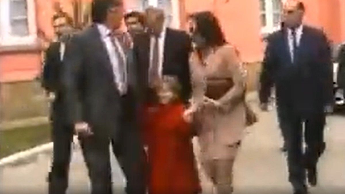 Las imágenes que compartió la Vicepresidenta. Foto: captura de video.&nbsp;