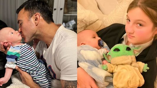 El video de Luca Cubero sonriendo en los brazos de Allegra