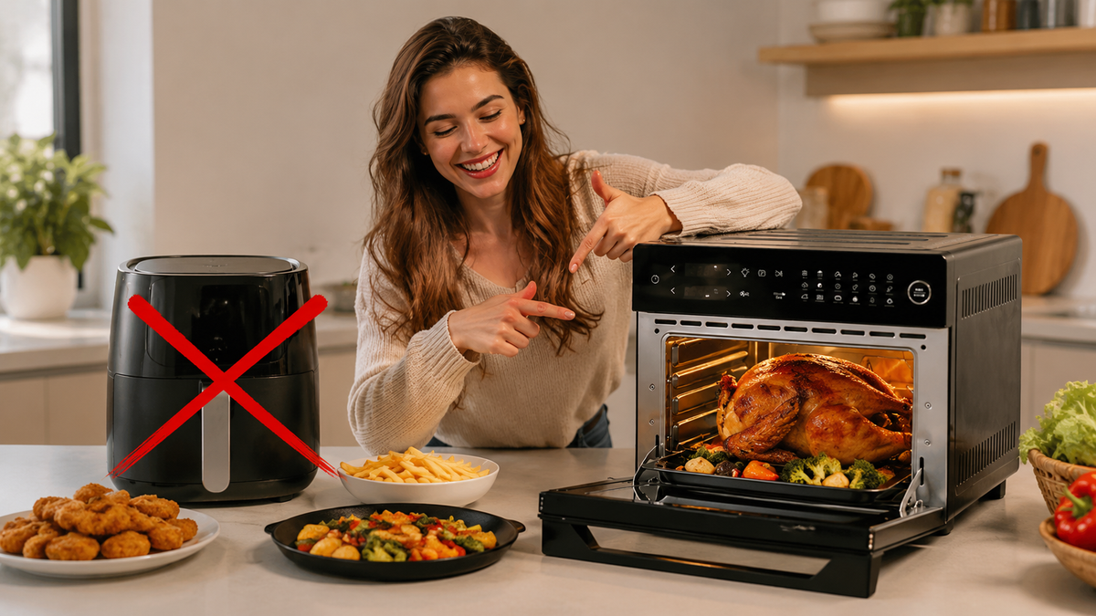 Adiós a la freidora de aire: nuevo electrodoméstico de última generación que cocina todas las comidas de forma diferente
