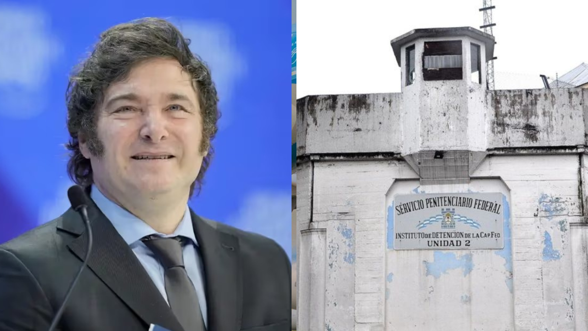Milei volvió a insistir con la idea de privatizar las cárceles (Foto: archivo).