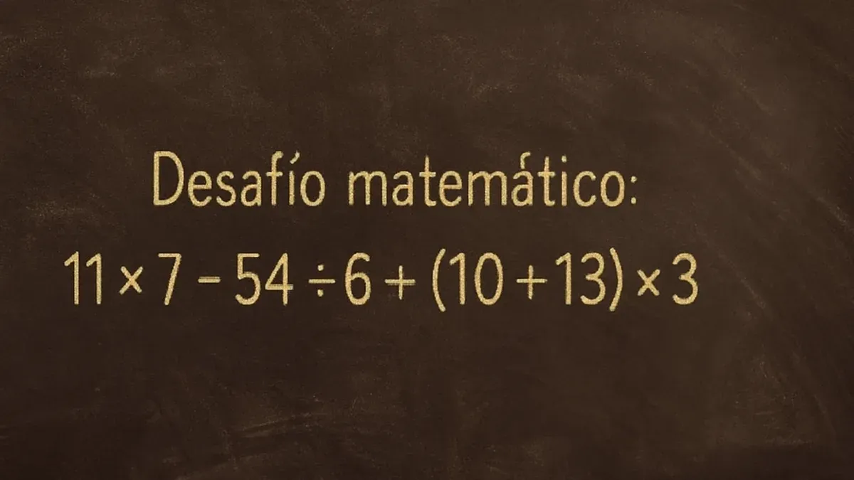 La regla esencial para resolver este desafío matemático es conocido como PEMDAS (por sus siglas en inglés) o jerarquía de operaciones.