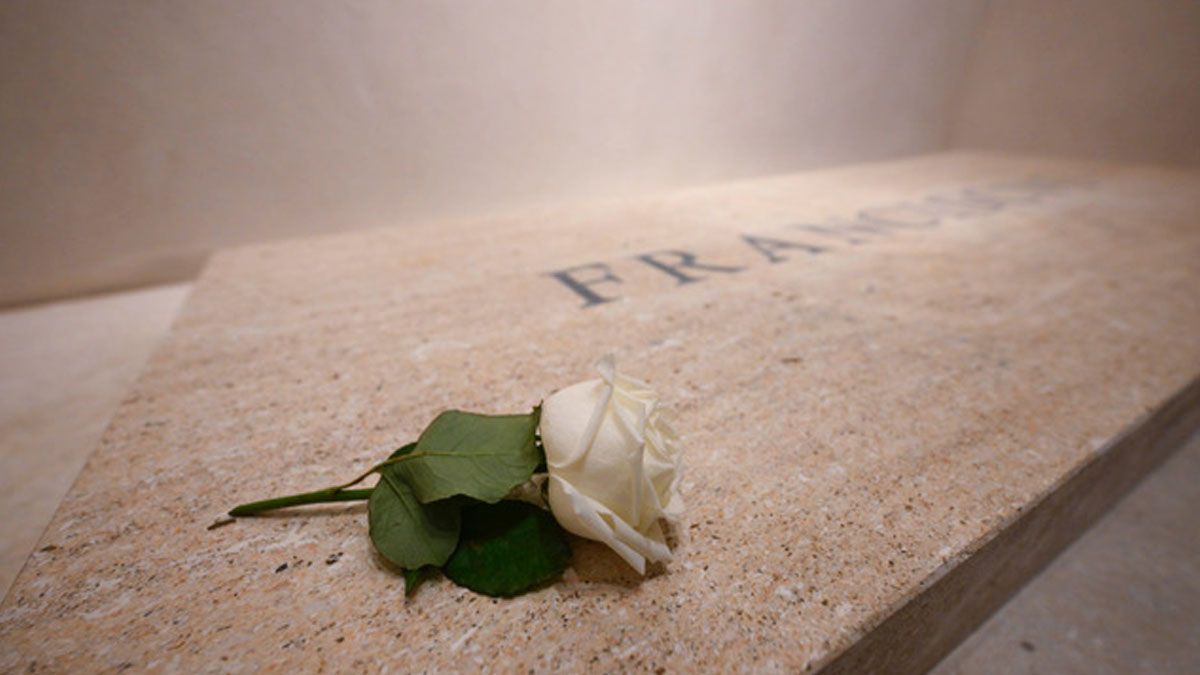 Una rosa blanca. La flor preferida del papa Francisco. (foto: Gentileza L'Espresso)