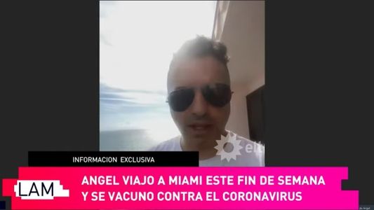 Ángel de Brito dio detalles de su viaje a Miami: “Acá ya está abierta la vacunación para todos”