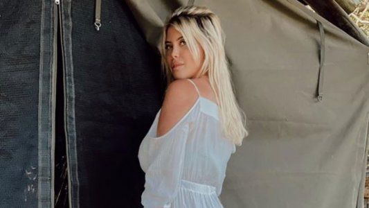Wanda Nara recién despierta: desnuda, sin maquillaje y sin filtros