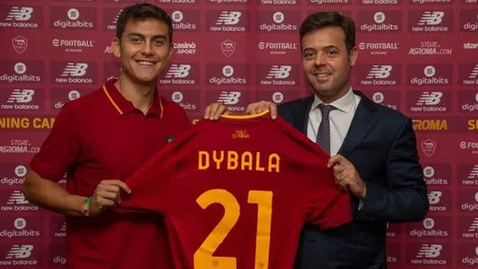 Paulo Dybala fue oficializado como nuevo jugador de la Roma
