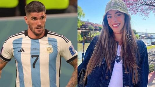 Tini Stoessel felicitó a Rodrigo de Paul con una jugada foto tras el triunfo de Argentina