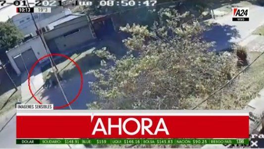 La Plata: violento robo motochorro a una jubilada cuando iba por la calle