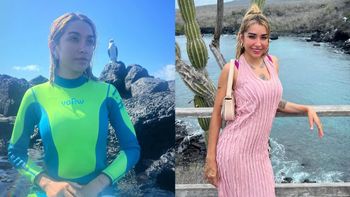 Las fotos de las paradisíacas vacaciones de María Becerra en las Islas Galápagos