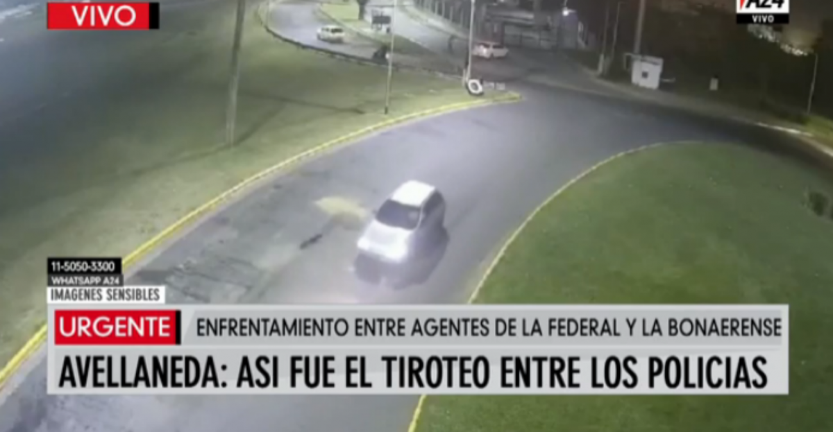 Video: así fue el tiroteo entre policías de la Federal y de la Bonaerense