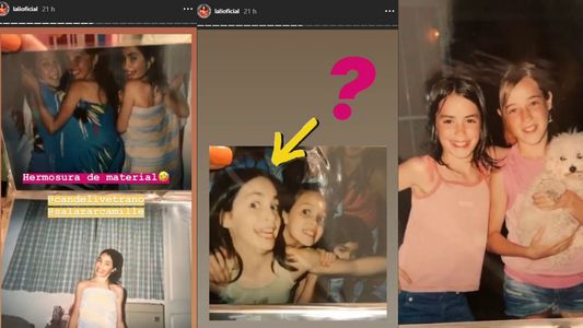 Las fotos retro de Camila Salazar con La China Suárez, Candela Vetrano y Lali Espósito