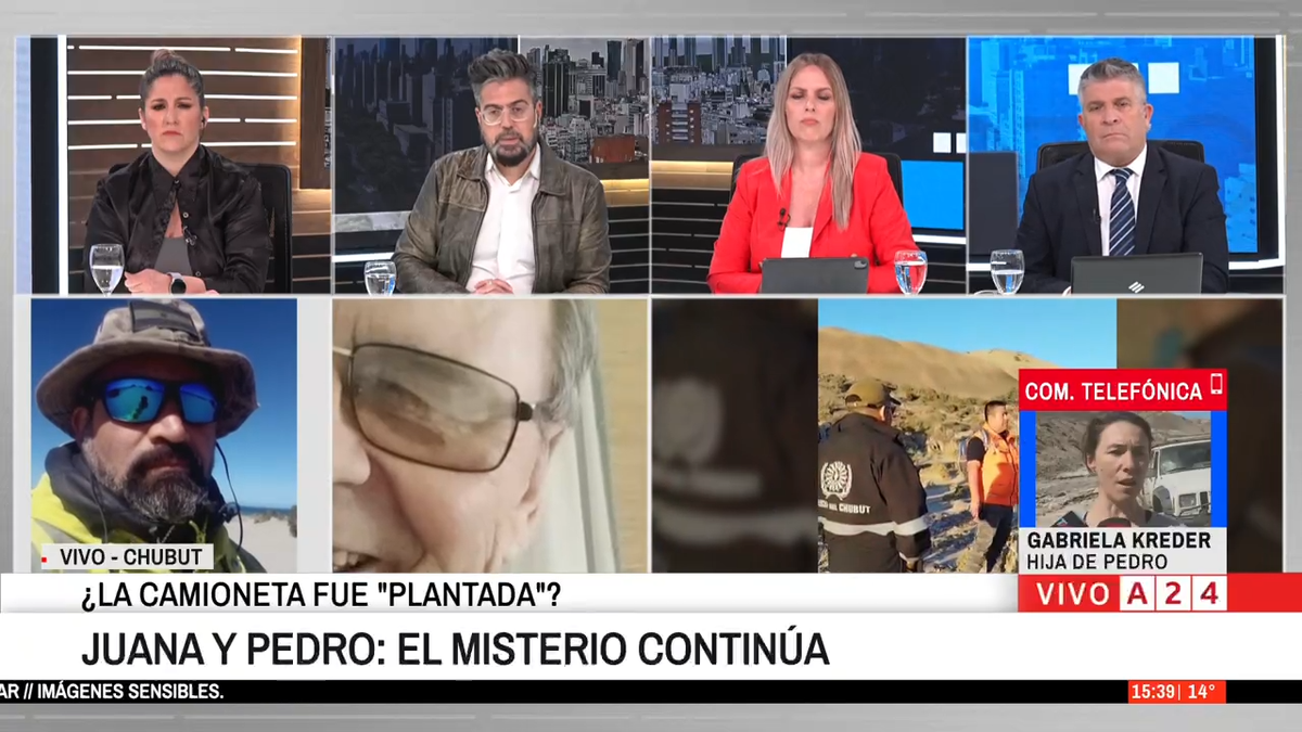 La hija del jubilado dialogó con A24. (Foto: A24).