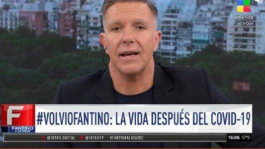 Alejandro Fantino regresó al aire tras recuperarse del coronavirus: Sentí mucho miedo