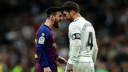 Lionel Messi: El recibimiento de Sergio Ramos