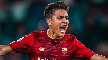 Mirá los primeros goles de Dybala en la Roma: zurdazo perfecto y oportunismo de goleador