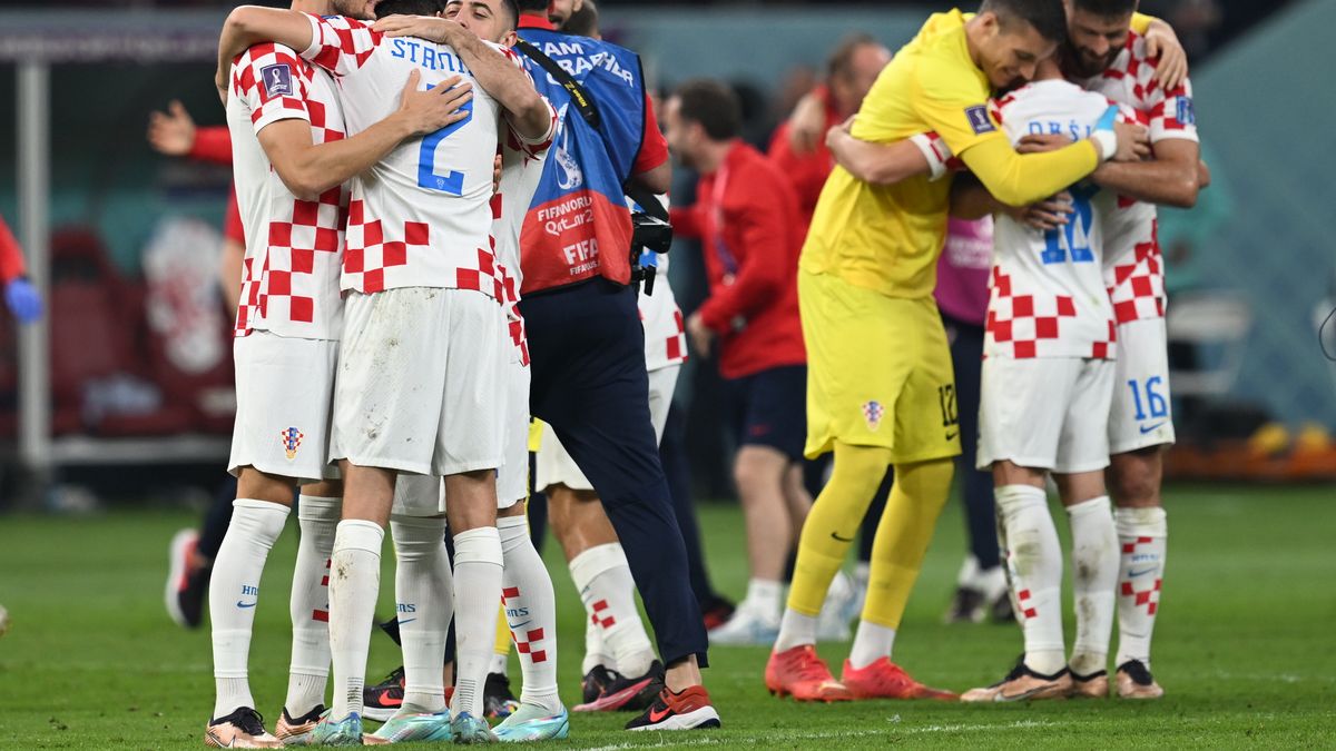Croacia venció 2 a 1 a Marruecos por el tercer puesto de la Copa del Mundial de Qatar 2022. (Télam)