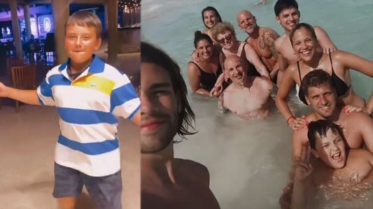 El hijo de Nazarena Vélez le pidió al papá de Barbie quedarse 3 días más en Punta Cana