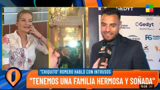 Sergio Chiquito Romero le declaró su amor a Eliana Guercio, y ella se quebró en vivo