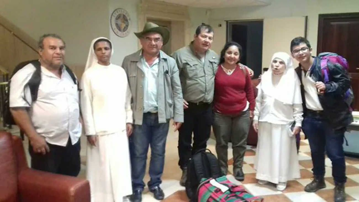 Quint&iacute;n G&oacute;mez, junto a Emerenciano Sena y C&eacute;sar Sena, acusado del crimen de su novia, Cecilia Strzyzowski.
