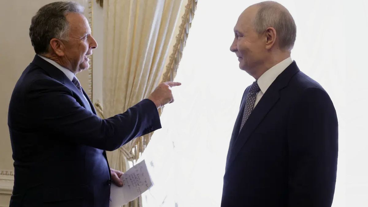 "Un l&iacute;der humanitario", as&iacute; defini&oacute; el enviado especial de Trump al presidente ruso, Vladimir Putin. (Foto: Gentileza NYPost)
