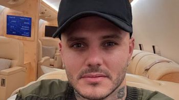 Cómo llegó Mauro Icardi a la Argentina en medio del romántico viaje de Wanda Nara y L-Gante