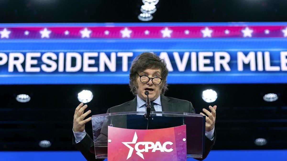 Javieer Milei citó al martin Fierro ante Donald Trump para ratificar su afinidad de pensamiento. (Foto: Gentileza VR)&nbsp;