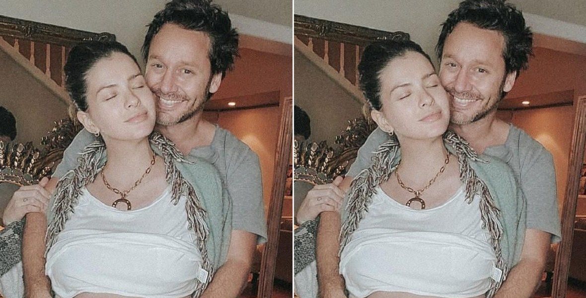 Benjamín Vicuña presentó a Amancio: la primera foto del bebé