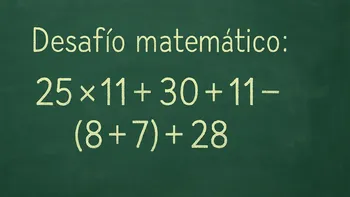 Desafío matemático: la cuenta parece fácil, pero muchos cometen un error frecuente