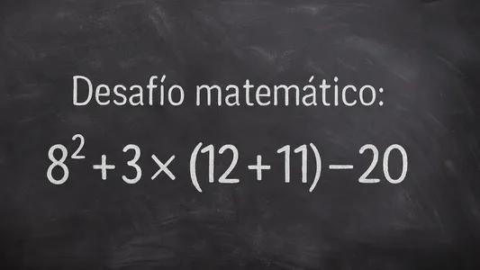 Desafío matemático: casi nadie lo resuelve antes de los 10 segundos