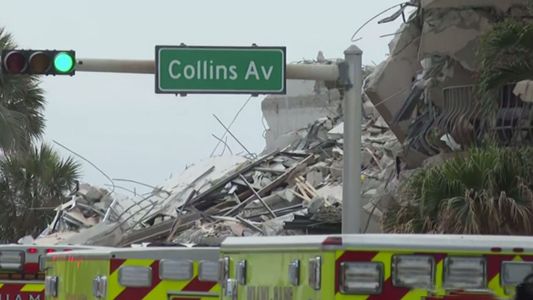 Derrumbe en Miami: continúa la búsqueda de desaparecidos entre los escombros