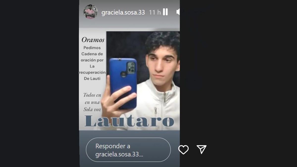 Las emotivas palabras de la mam&aacute; de Fernando B&aacute;ez Sosa a la familia de Lautaro Alvaredo. (Foto: Instagram de Graciela Sosa)