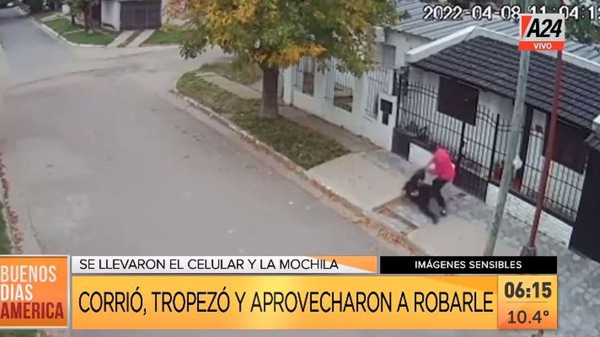 Entre Ríos: tropezó y le dio una feroz golpiza para robarle. (Captura de Tv)