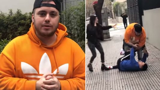 Youtuber agredió a otro en la calle en medio de una fuerte denuncia