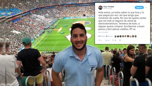 César Trinidad y su cambio de vida: entre posteos depresivos, anunció que ahora venderá electrodomésticos