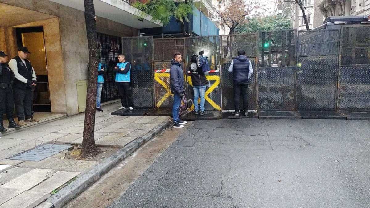 Apoyo a Cristina Kirchner: manifestantes se enfrentaron este sábado con la policía (Foto: NA).