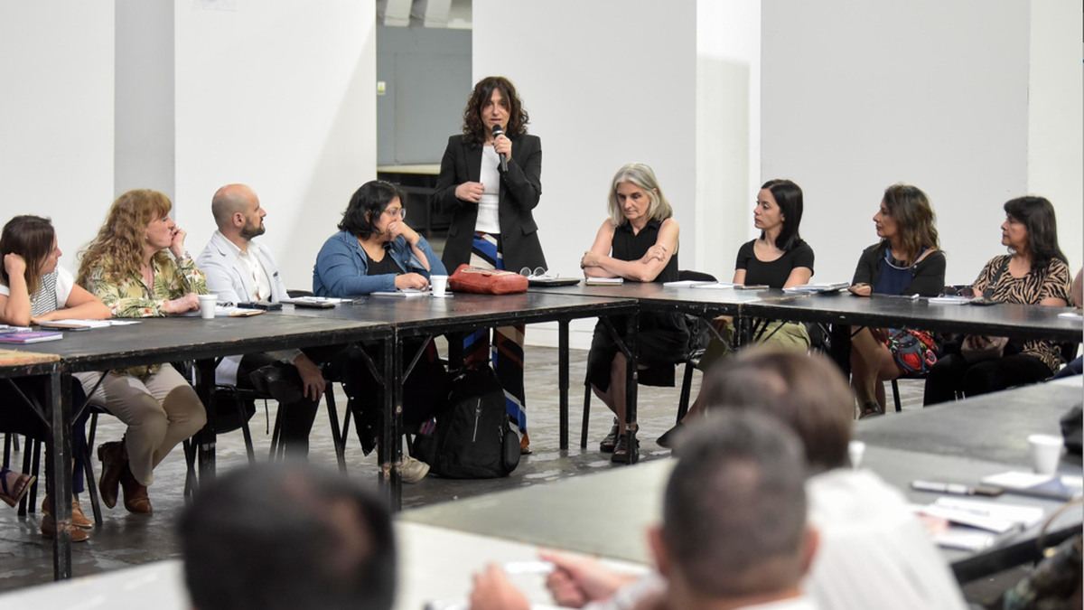 Corelezzi en una reuni&oacute;n de la Red Federal Educativa de la que particip&oacute; en su rol de subsecretaria de la cartera de Educaci&oacute;n. (Foto: prensa Educaci&oacute;n).