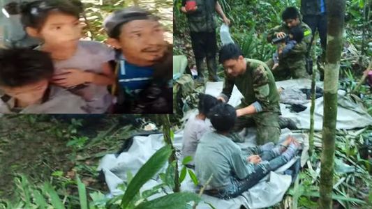 Conmovedor: el video y relato del momento en que hallaron a los chicos colombianos