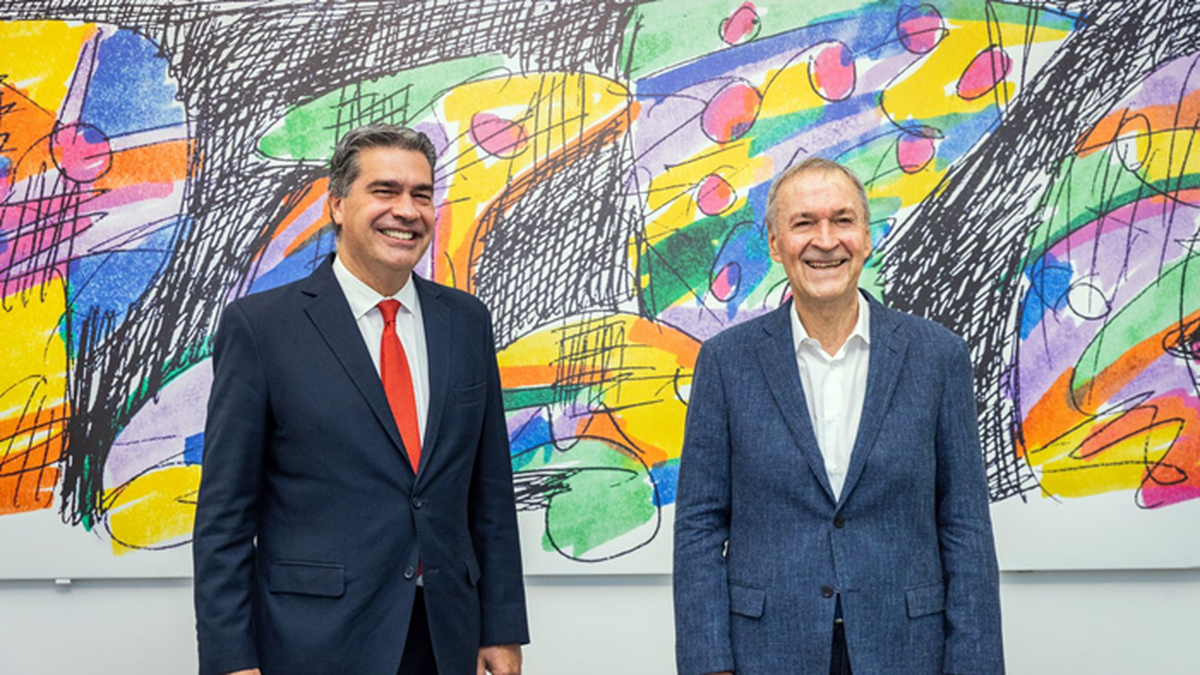 Jorge Capitanich y Juan Schiaretti. Dos anotados en la carrera presidencial.