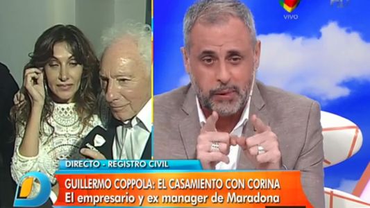Jorge Rial y una anécdota que hizo emocionar a Coppola en el día de su casamiento