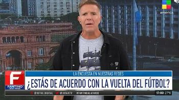 Alejandro Fantino: Lo dije hace seis meses: si vuelve el fútbol, volvemos todos viejo... ¡Basta!