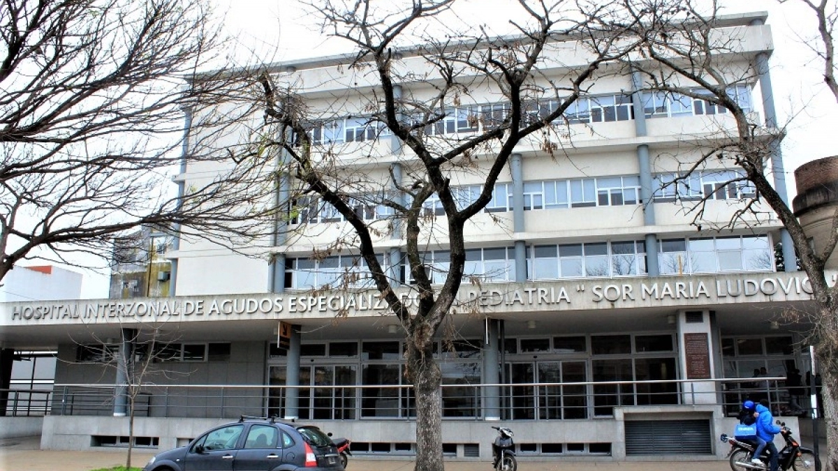 La pequeña fue trasladada al Hospital de Niños de La Plata. (Foto: archivo)