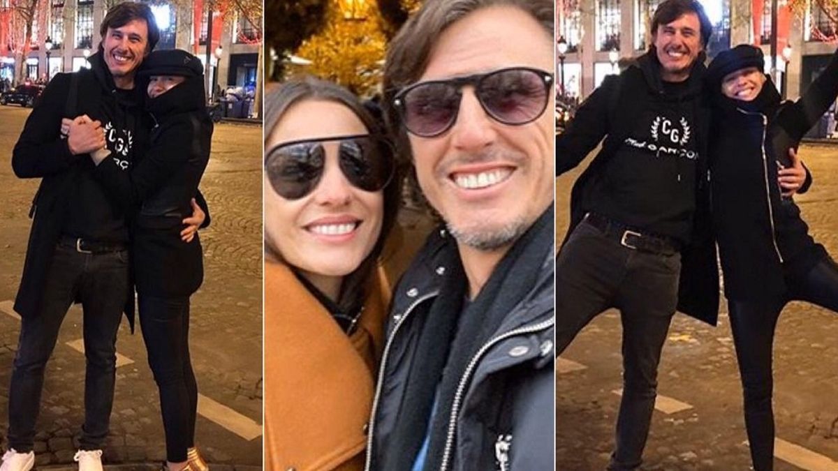 -Pampita y Roberto García Moritán-