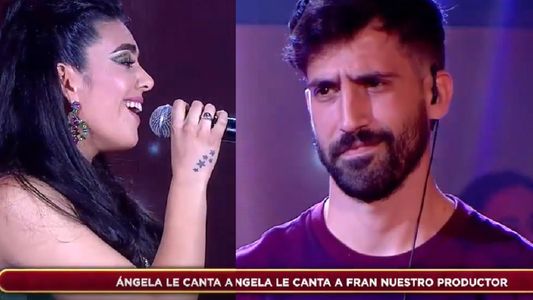 Marcelo Tinelli mandó al frente a Ángela Leiva y mostró con quién está saliendo la cantante