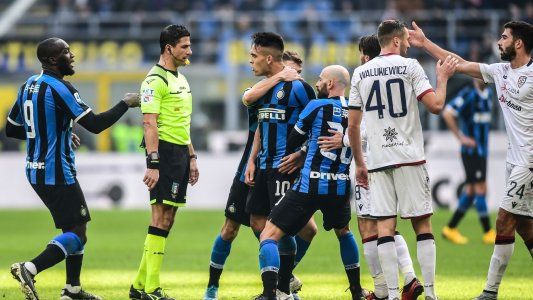 Lautaro Martínez y un día completo en el empate del Inter: hizo el gol, explotó de furia y se fue expulsado ante Cagliari