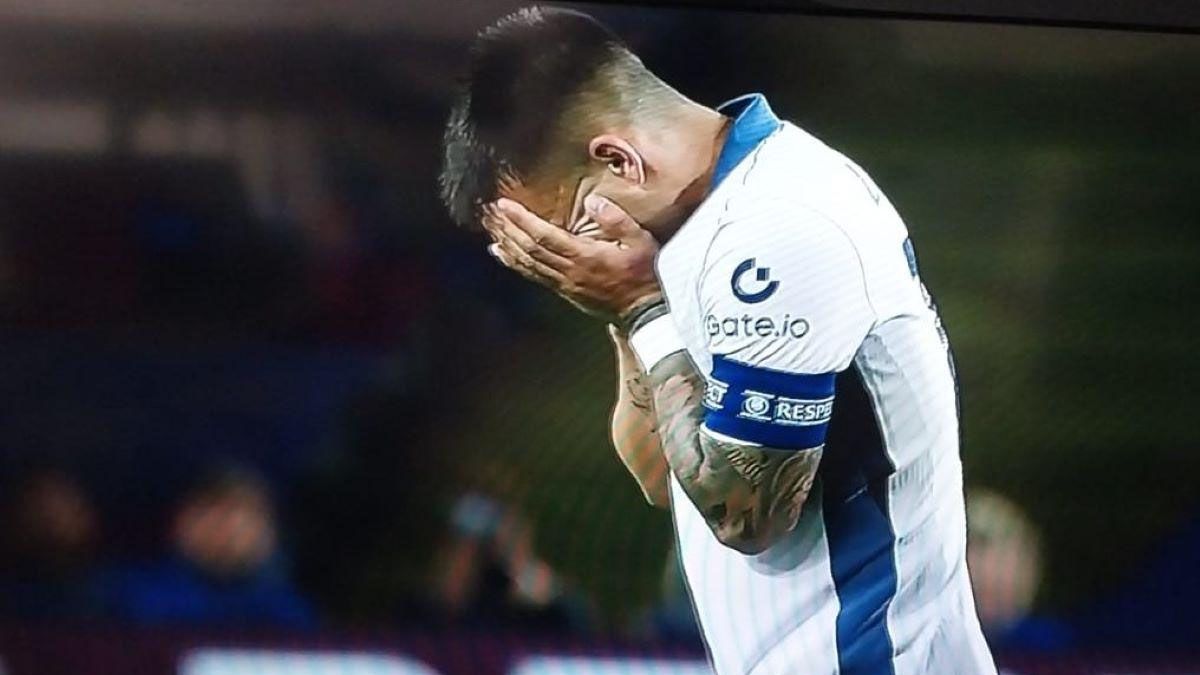 Pésimas noticias: confirmaron la lesión que sufrió Lautaro Martínez