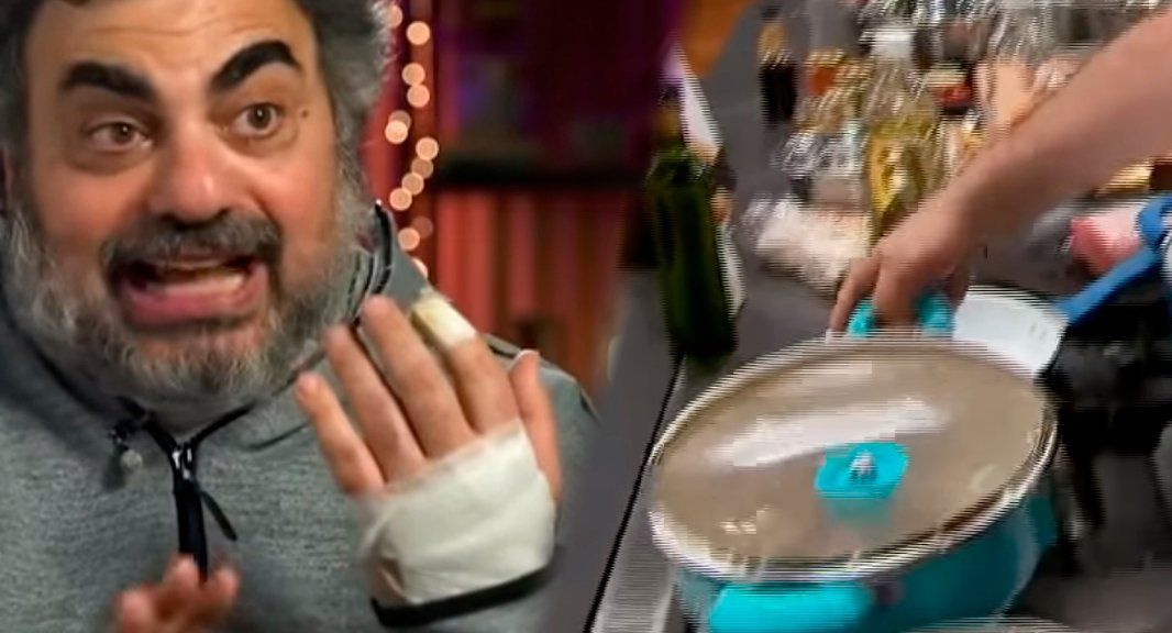 El accidente de Roberto Moldasvky en Masterchef Celebrity: ¿Qué más me puede pasar?