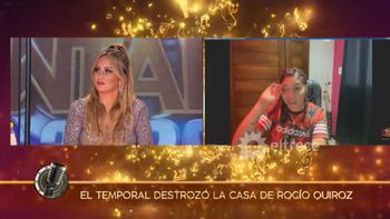 El llanto de Rocío Quiroz al hablar del temporal que destrozó su casa: Explotó todo