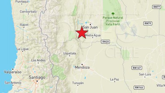 Un terremoto de magnitud 6.4 sacudió a San Juan y se sintió en varias provincias
