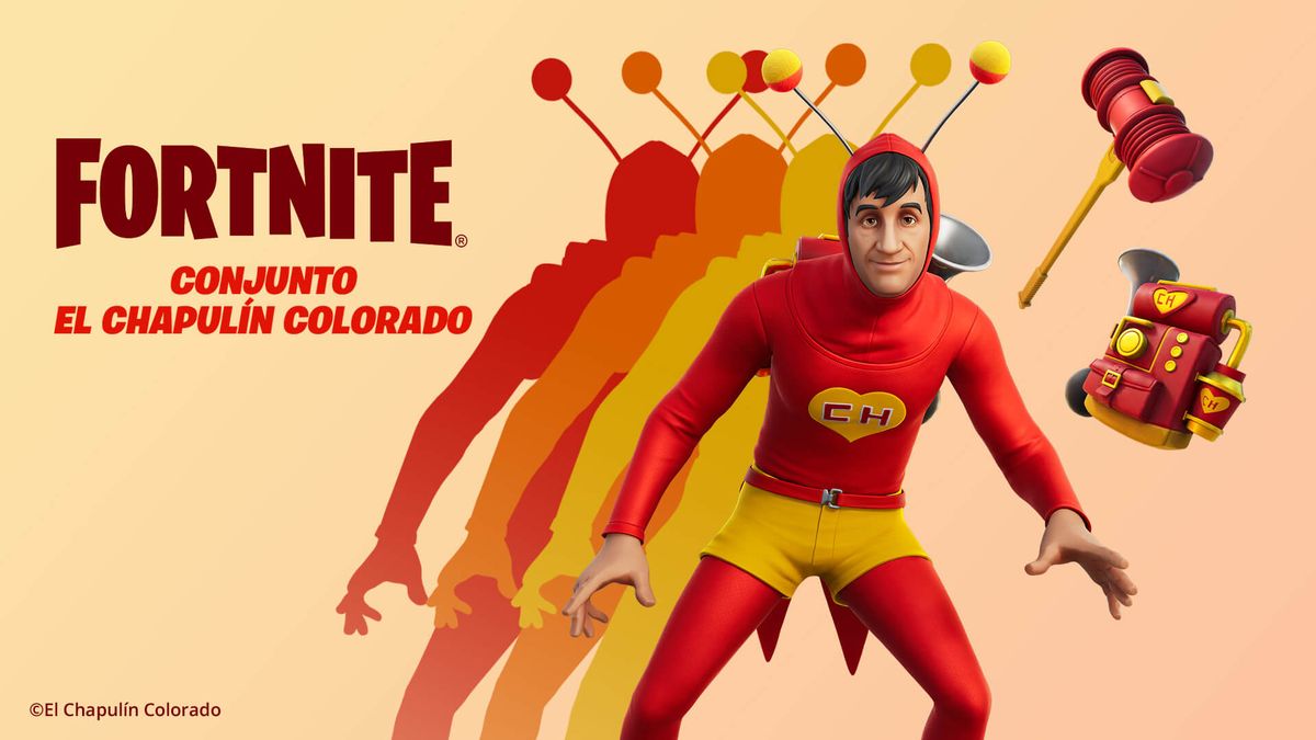 El Chapulín Colorado desembarca en el Battle Royale de Epic Games.