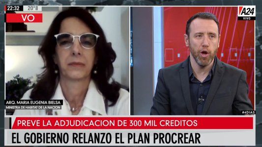 El acuerdo por la deuda fue una buena noticia para acompañar el Procrear, afirmó la ministra de Hábitat