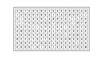 Encontrá la frase escondida: una cita célebre se oculta en esta sopa de letras